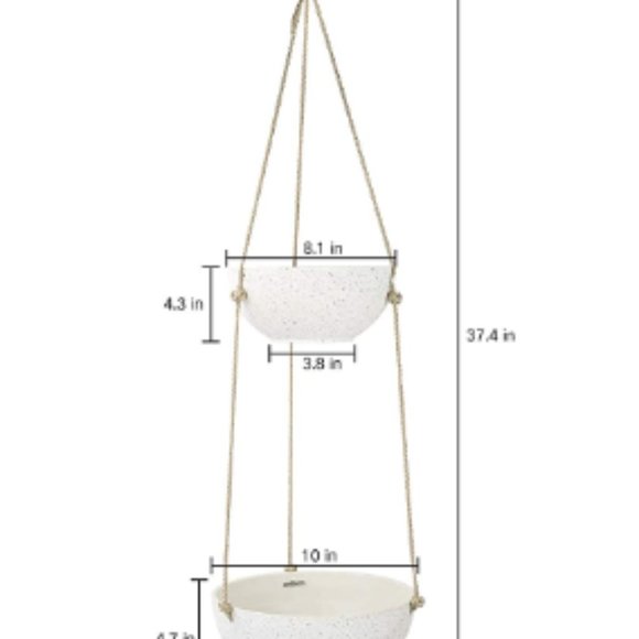 2-tier hanging plant holder- In original packagaing - Picture 3 of 6